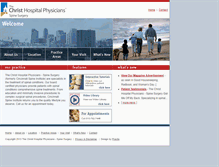 Tablet Screenshot of cincinnatispineinstitute.com